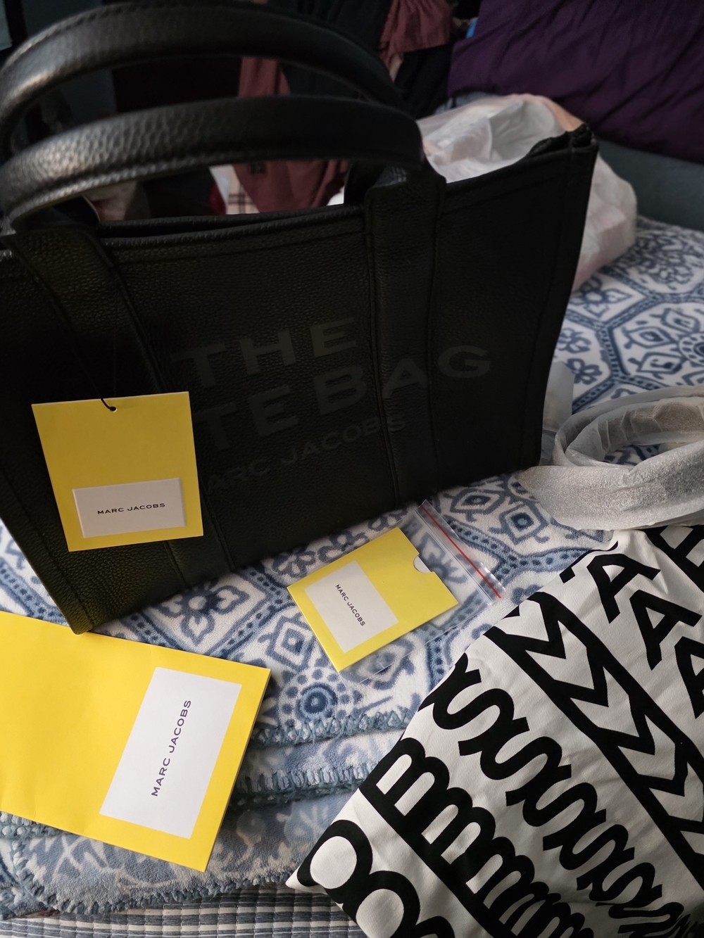 Marc Jacobs Black The Tote Bag - Leather